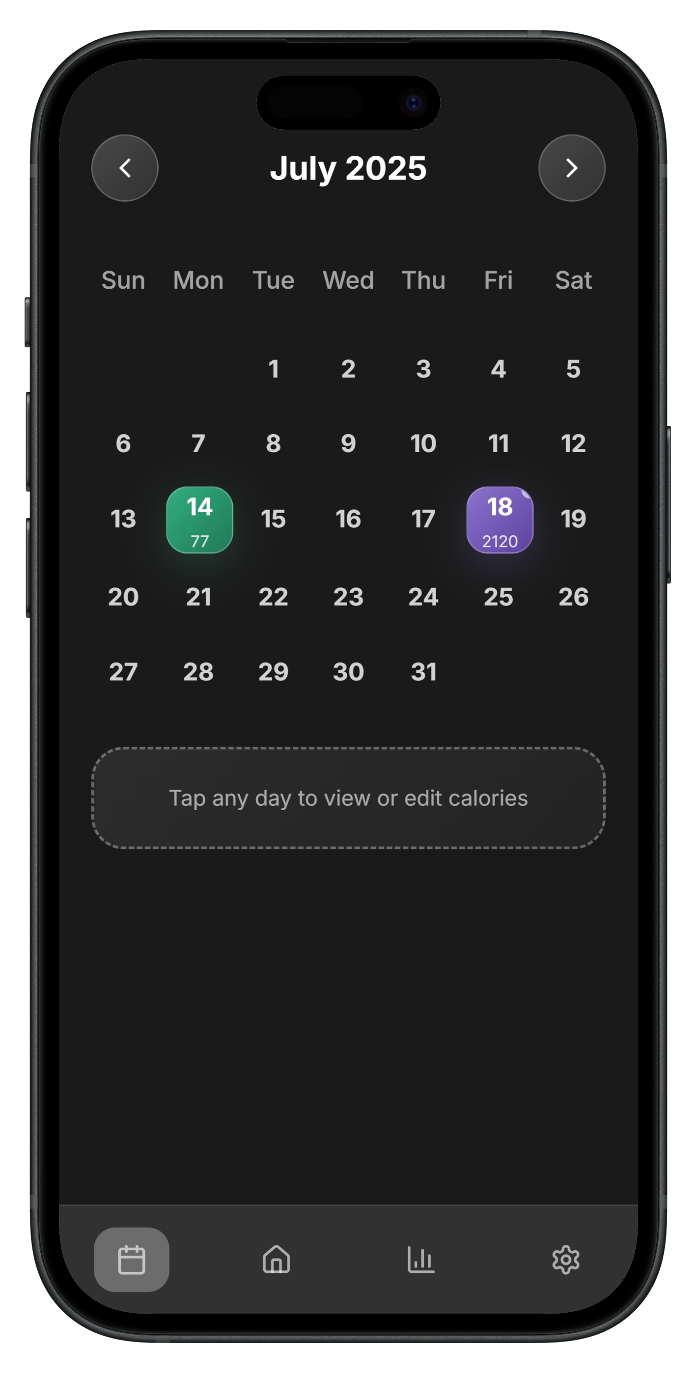 CalSheet screenshot 2