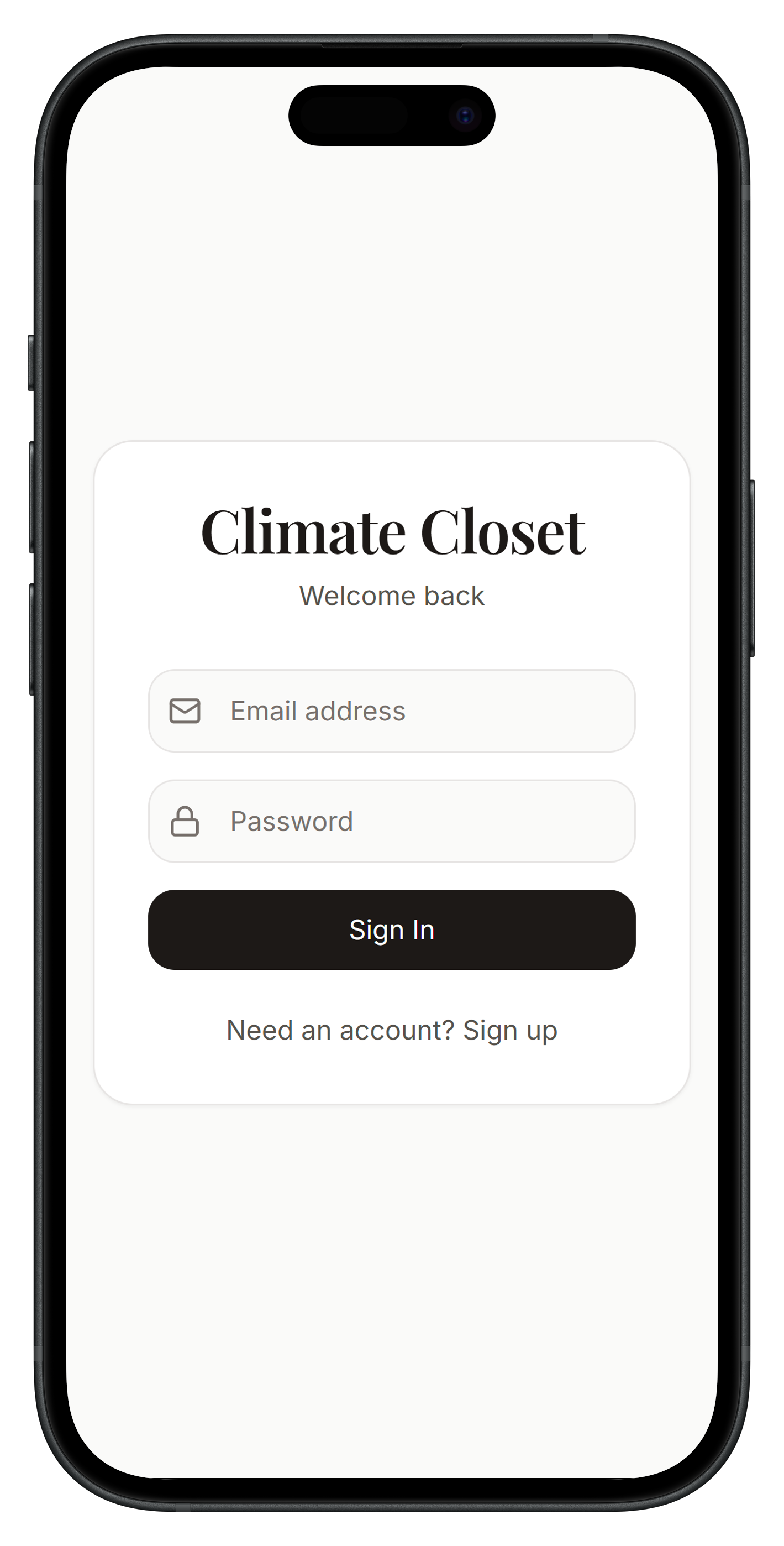 Climate Closet screenshot 1